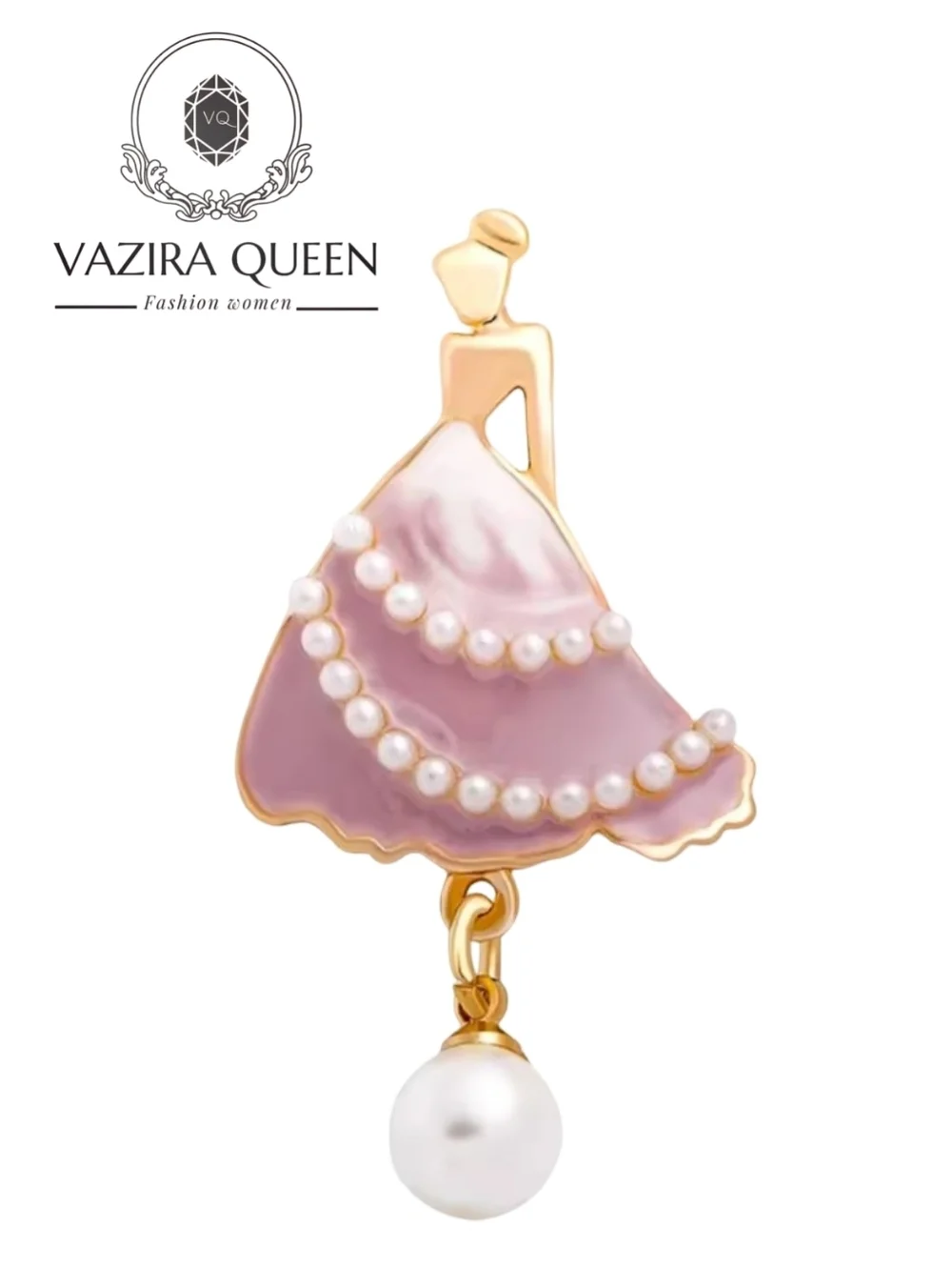 VQ Girl Brooch